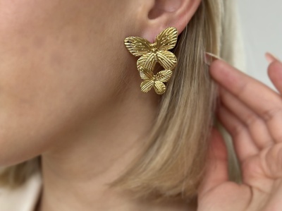 Kolczyki motyle 