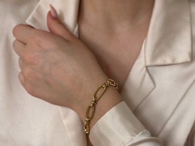 Bransoleta ogniwa kokardki