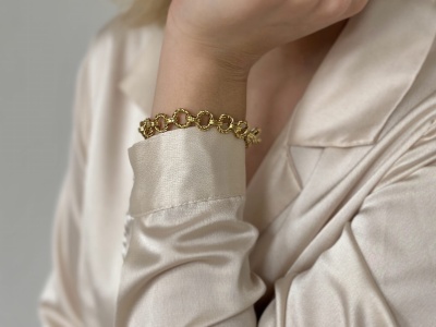 Bransoleta ogniwa ringi