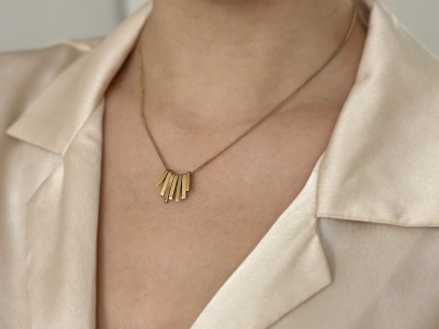 Naszyjnik wahadła sztabki