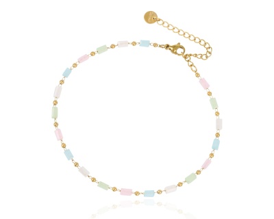 Bransoleta na nogę wałeczki 