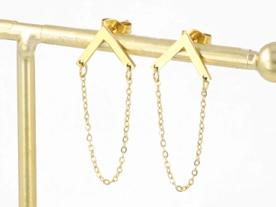 Kolczyki łańcuszki V