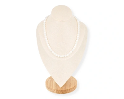 Naszyjnik biała perła 45 cm/8 mm