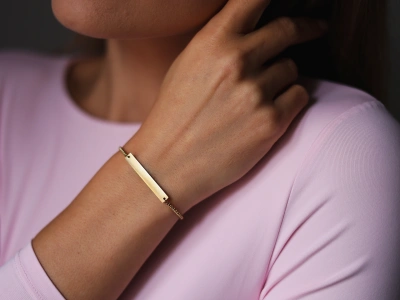 Bransoleta sztabka złota