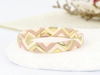 Bransoleta emalia romby 