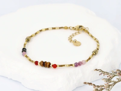 Bransoleta rodonit tygrysie oko