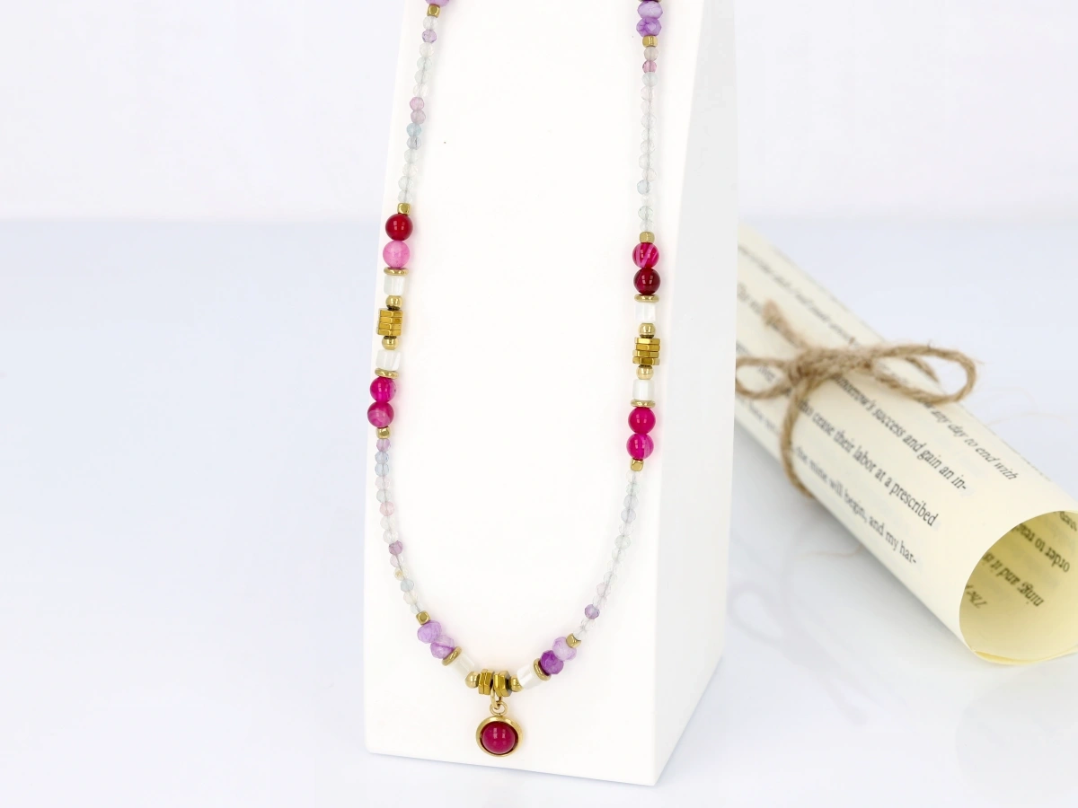 kamień kryształ górski ametyst