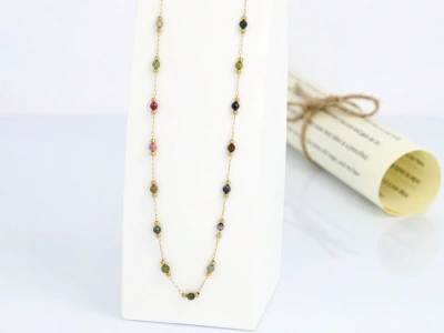 Naszyjnik mix kolor kamień naturalny