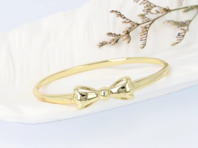 Bransoleta sztywna kokardka