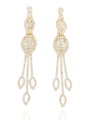 Kolczyki wieczorowe z finezyjnymi detalami