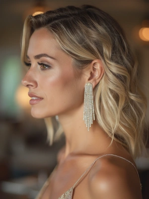 Kolczyki o kaskadowym układzie