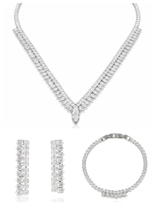 Komplet biżuterii wieczorowy