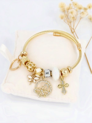 Bransoleta modułowa ażurowa harmonia