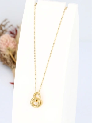 Naszyjnik z przeplatanymi ogniwami