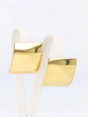 Kolczyki kwadraty gładkie 