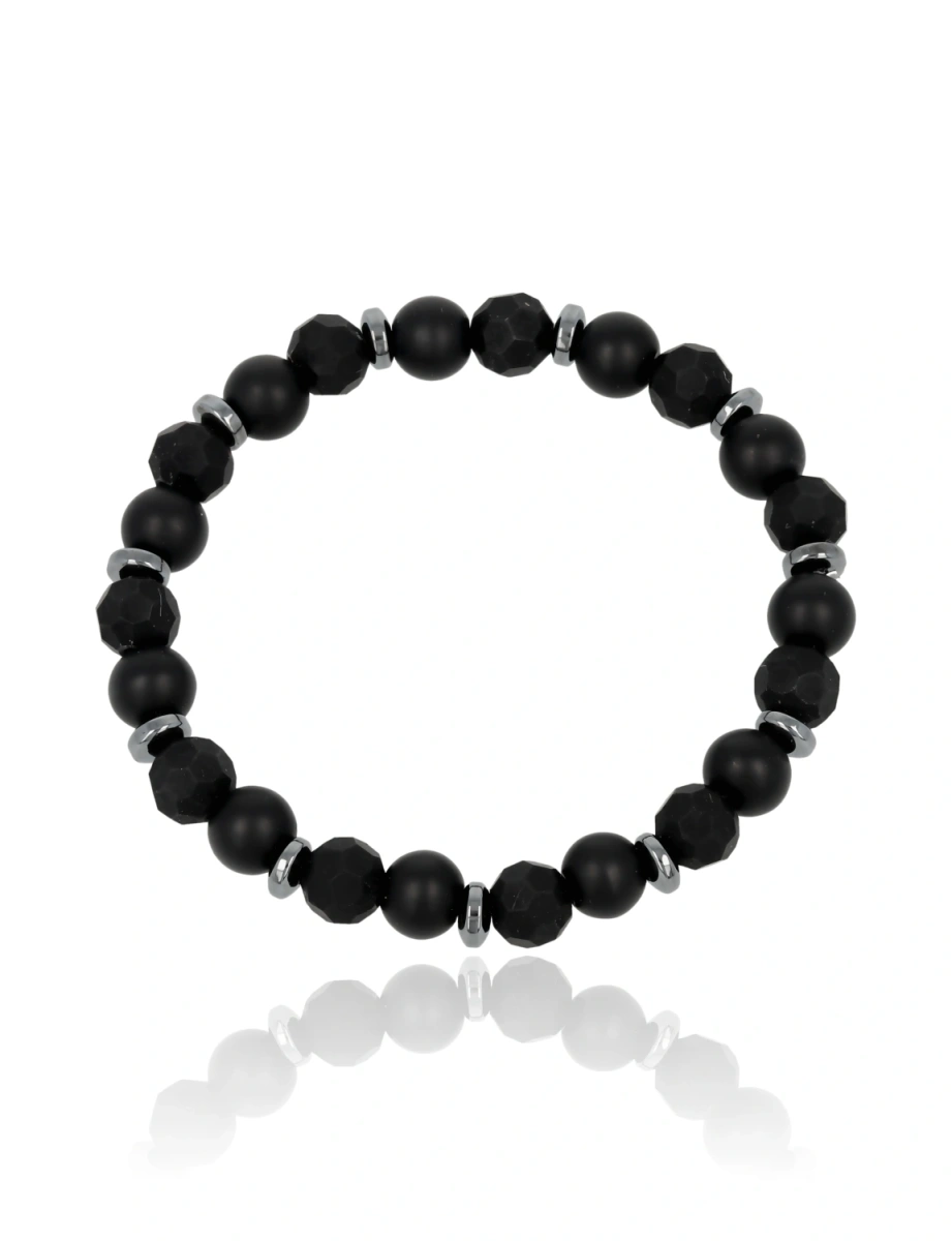 kamień onyks fasetowany i matowy