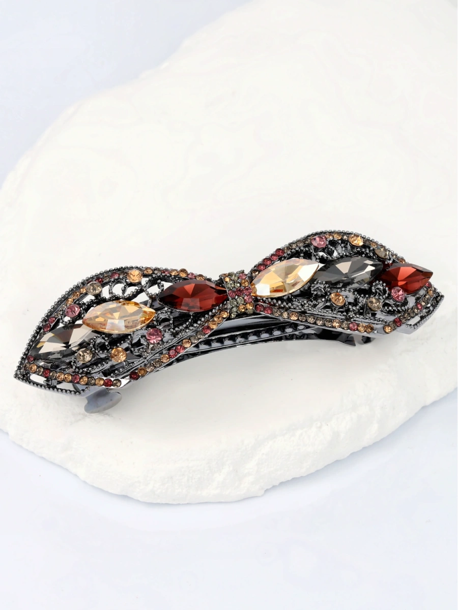 Spinka automat kryształowa z cyrkoniową  poświatą