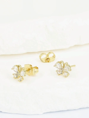 Kolczyki  motyle kryształowe