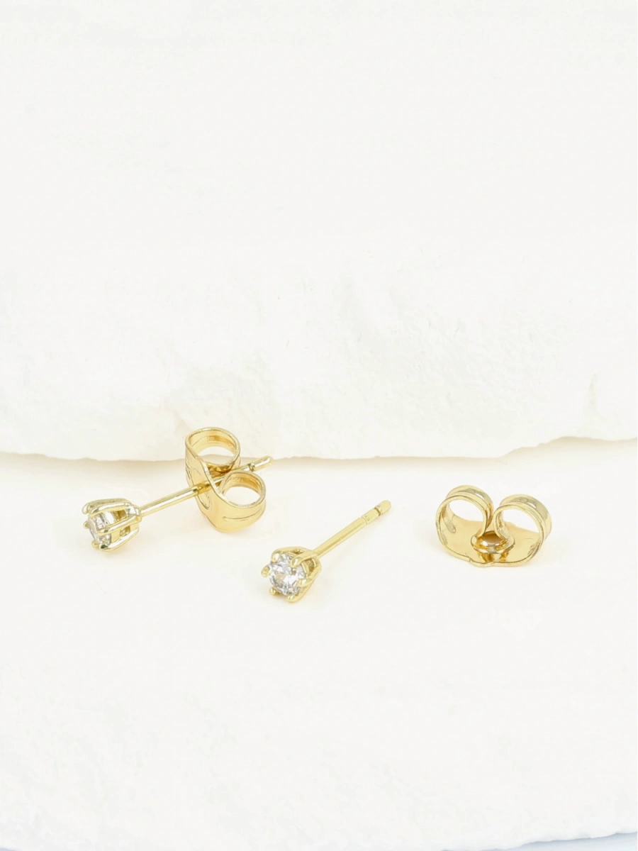 Kolczyki sztyfty klasyczne cyrkonia