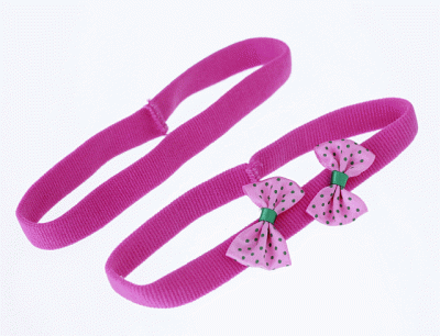 Elastyczna opaska kokardki (12 szt.)