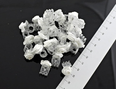 Krabiki z różyczką - duże (40 szt.)