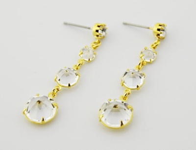 Kolczyki potrójne stopniowane